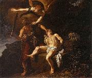 Pieter Lastman, The Angel of the Lord Preventing Abraham from Sacrificing his Son Isaac